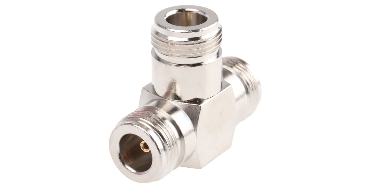 Product image for RS Nseries NiPt jack/jack/jack T adaptor