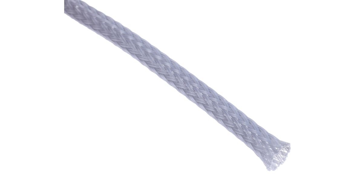 Product image for Grey Expandable braided sleeve,5mm dia