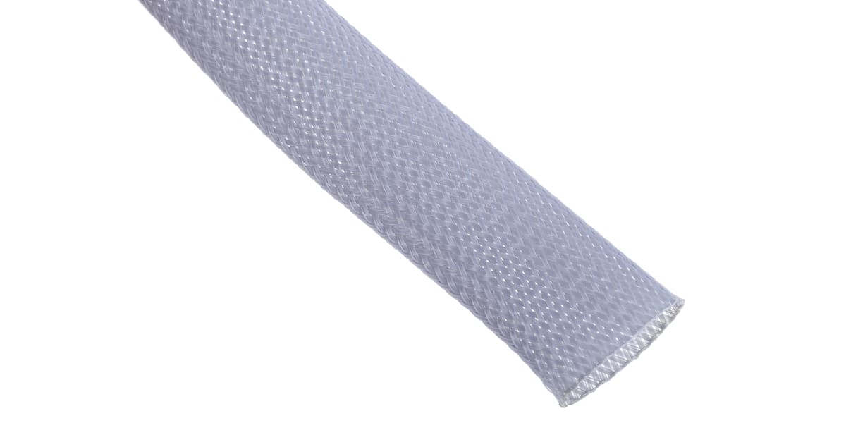 Product image for Grey Expandable braided sleeve,40mm dia