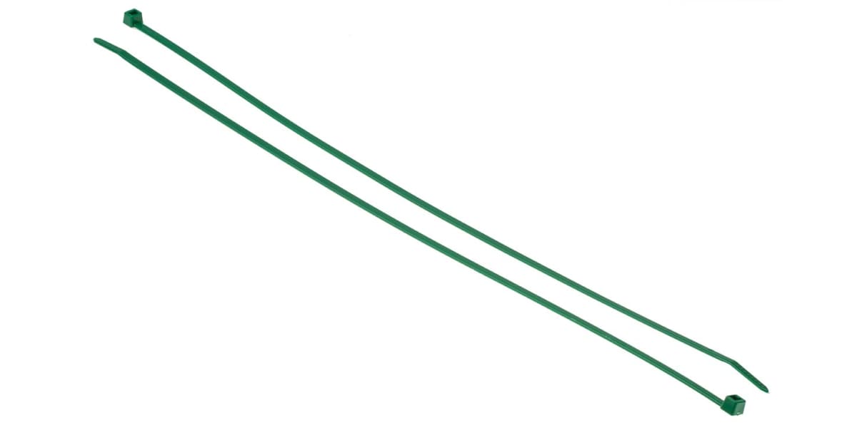 Product image for Green nylon cable tie 390x4.6mm