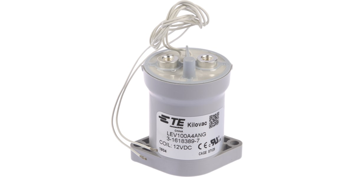 Product image for 100A hermetic sealed contactor bottom mt