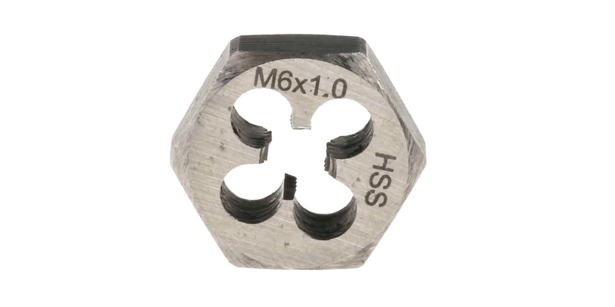 Product image for HSS die nut M6/ 1.0 pitch