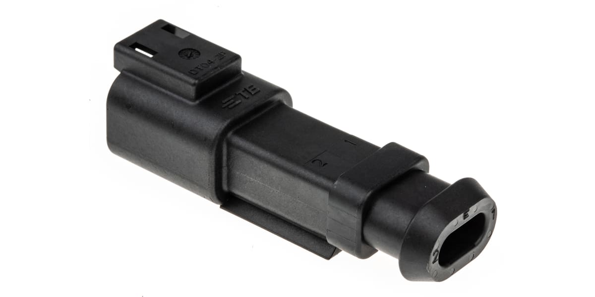 Product image for DT RECEPTACLE 2 PIN C/W BOOT ADAPTOR