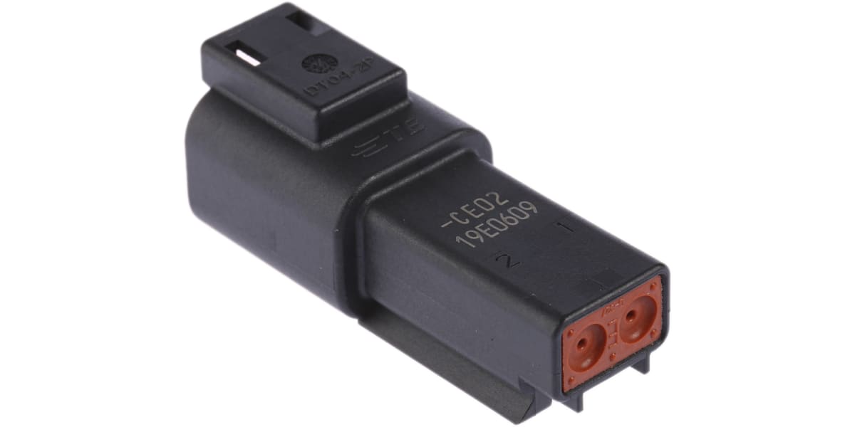 Product image for DT TYPE RECEPTACLE 2 PIN