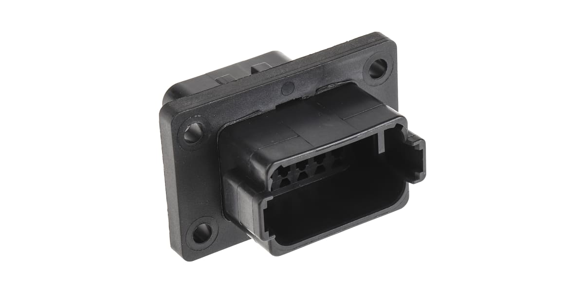 Product image for DT FLANGED RECEPTACLE 12 PIN