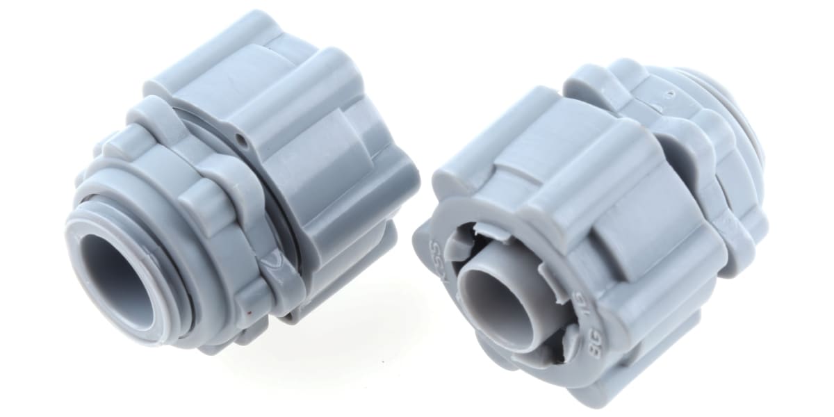 Product image for Nylon Flexible Conduit Adaptor 16mm Dia