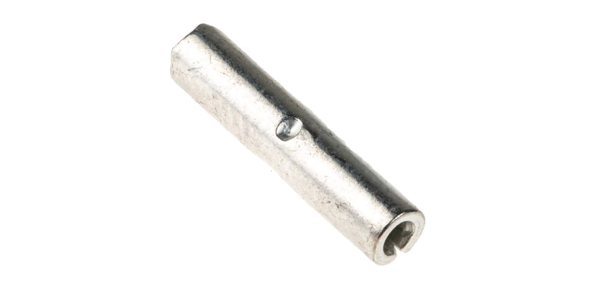 Product image for Uninsulated butt terminal,0.5-1.5sq.mm