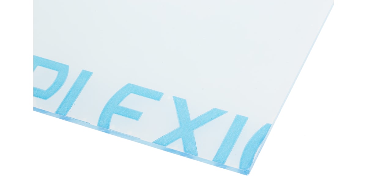 Product image for Clear extruded acrylic sheet,500x300x3mm