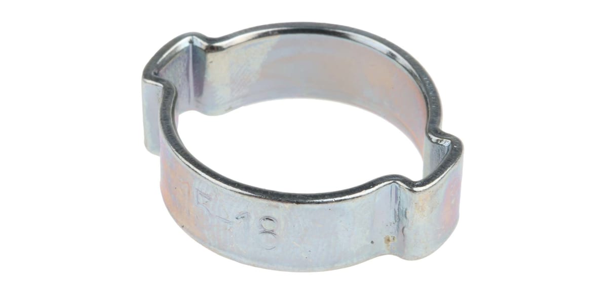 Product image for Zinc plated steel O clip,15-18mm dia