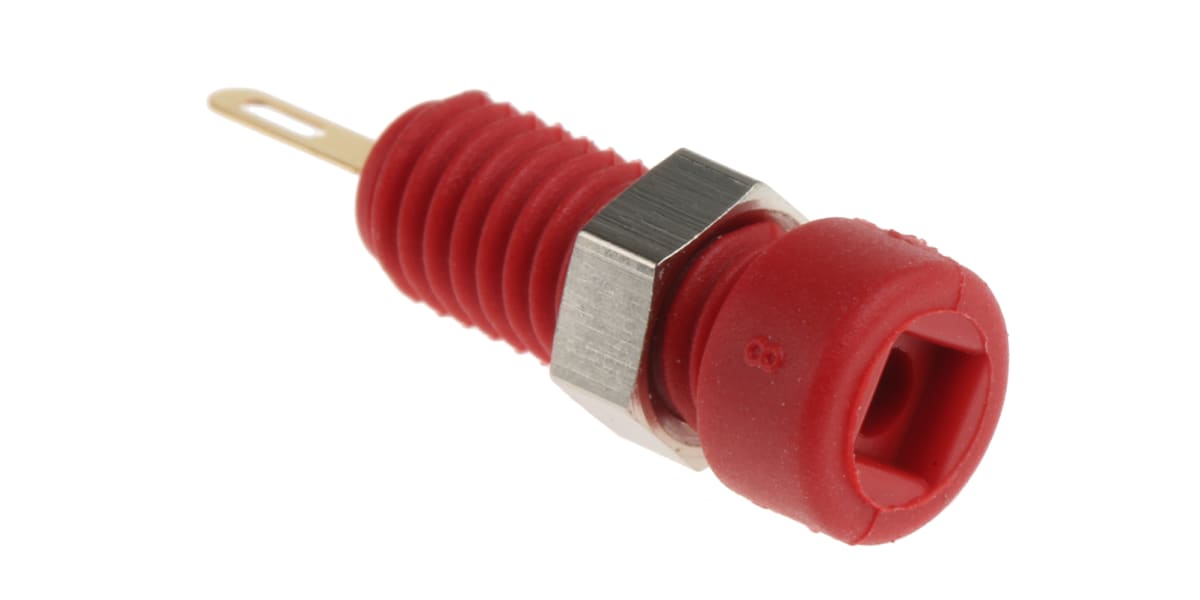 Product image for Red gold plated socket,2mm