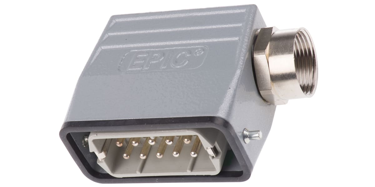 Product image for H-A 10WAY SIDE ENTRY CABLE PLUG,PG16 10A