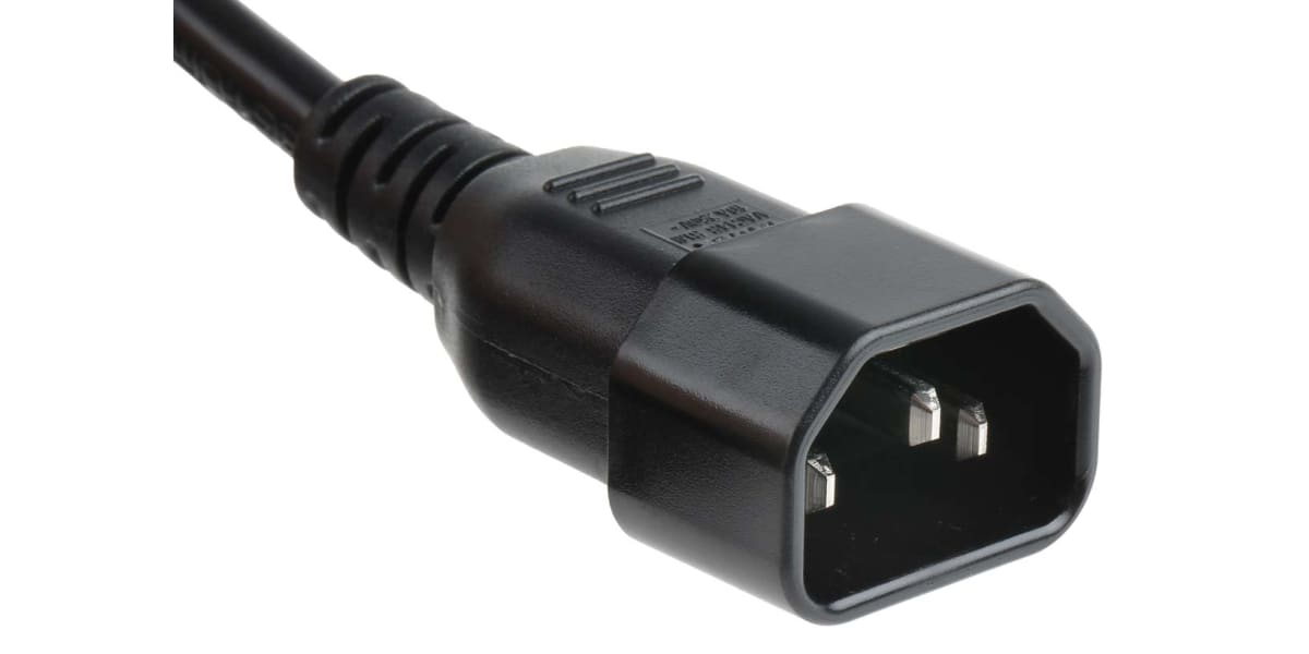 Product image for Power Cord C14 straight one end 5m