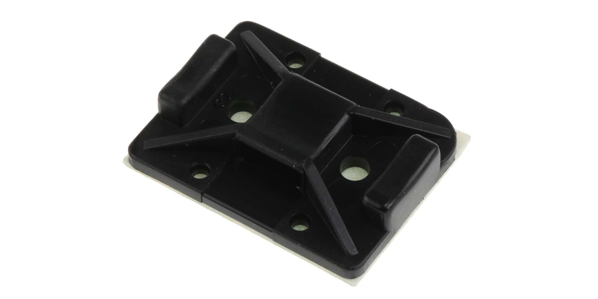 Product image for CABLE TIE BASE MOUNT UV 32X25X5.2 BLACK