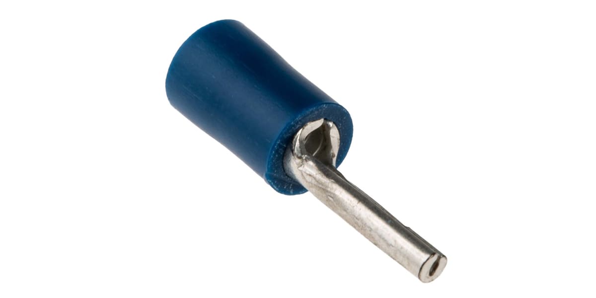 Product image for Blu crimp pin terminal,1.5-2.5sq.mm wire