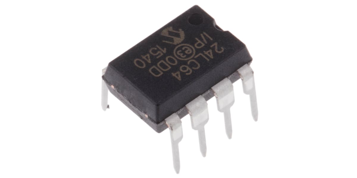 Product image for 64K,8K X 8,2.5V SERIAL EE,PDIP-8