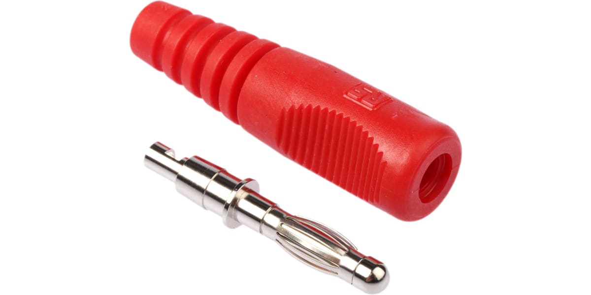 Product image for RED CAGE SPRING PLUG,4MM