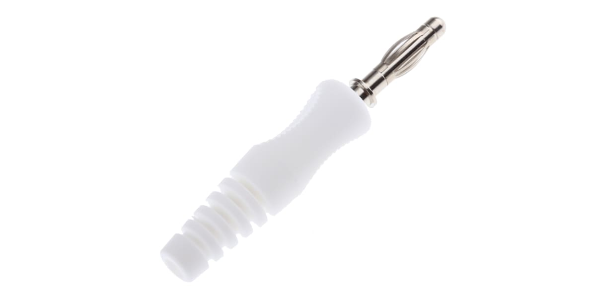 Product image for WHITE CAGE SPRING PLUG,4MM