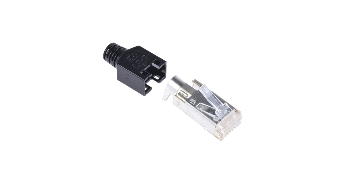 Product image for 8 WAY SHIELD STRAIGHT ENTRY RJ DATA PLUG