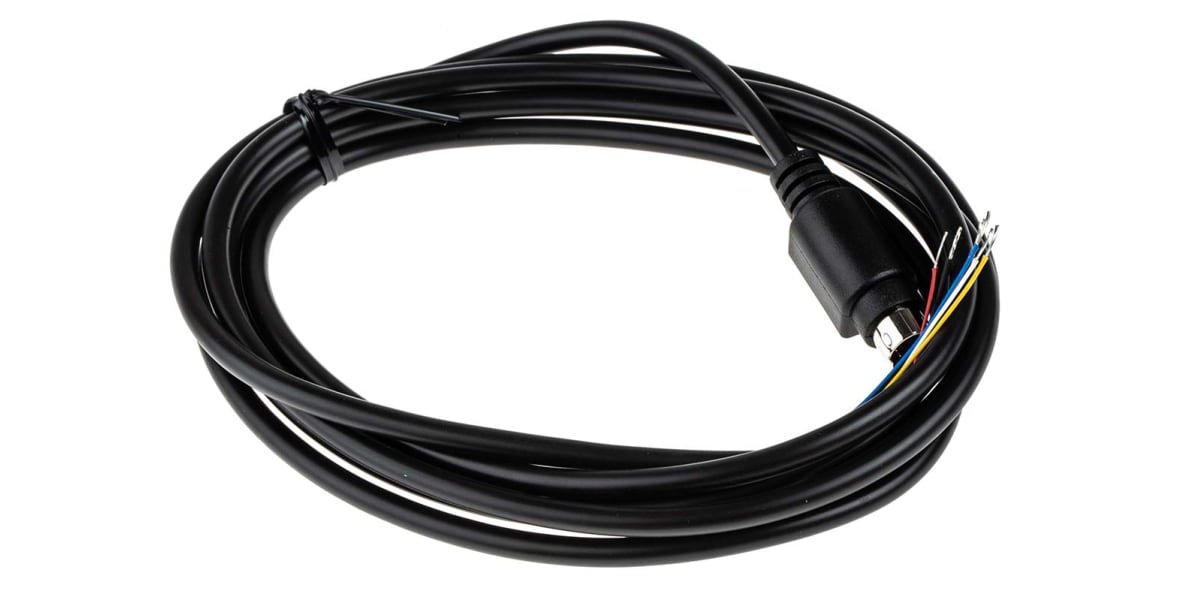 Product image for 6 way plug to free end lead,2m