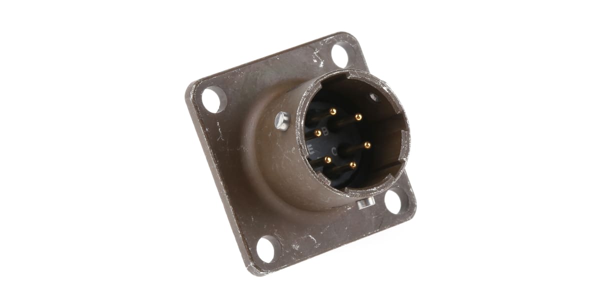 Product image for ITT KPT SERIES 6 WAY CHASSIS PLUG,7.5A