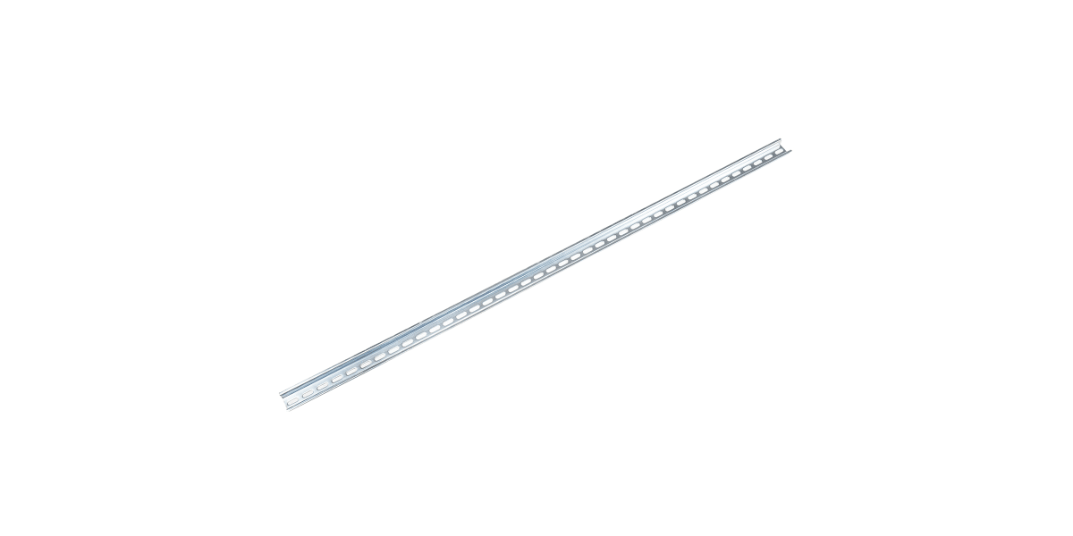 Product image for Deep top hat punched DIN rail,1m