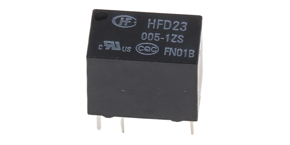 Product image for SPDT submin signal PCB relay, 5Vdc coil