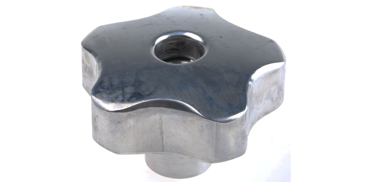 Product image for Knob,Aluminium,60mm M10 Thru