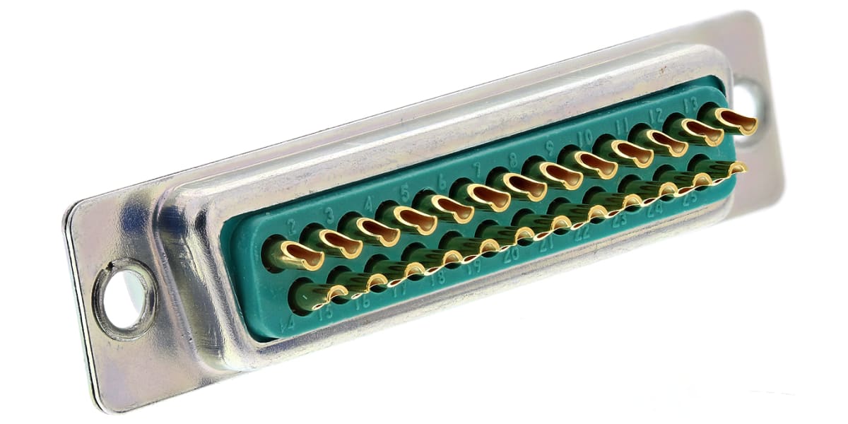 Product image for 25 way solder cont D socket,5A 750Vdc/ac