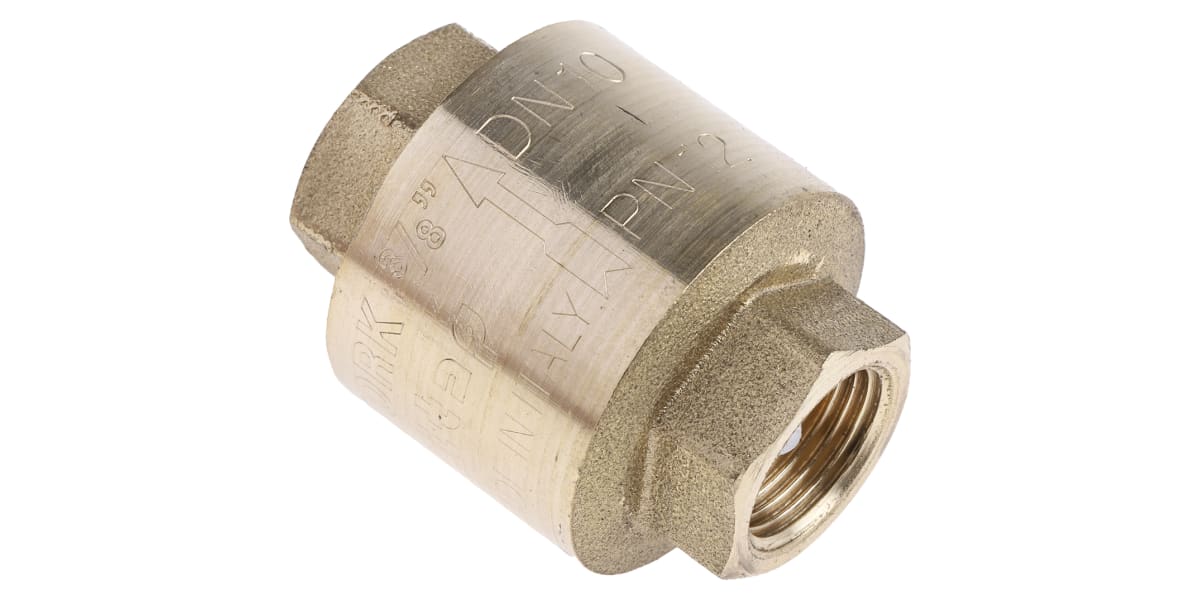 Product image for Spring loaded non return valve,3/8in BSP