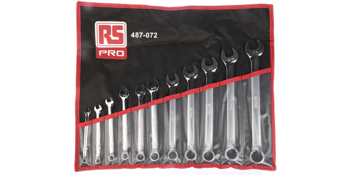 Product image for 11 Piece SAE Combination Spanner Set