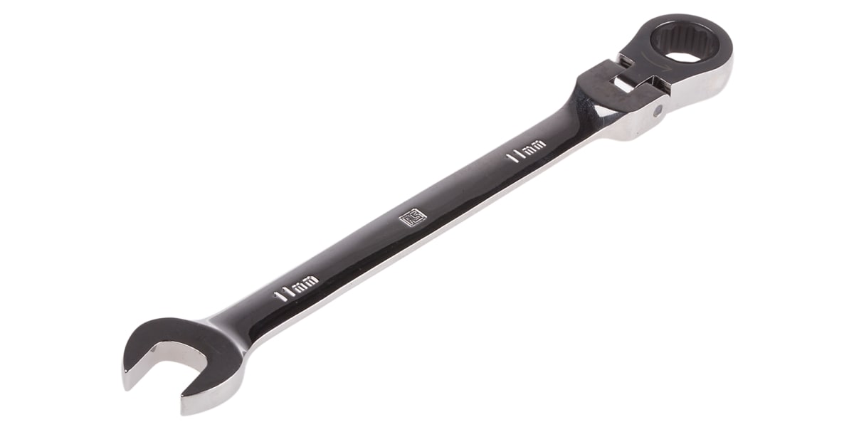 Product image for Pivot-head ratchet spanner, 11mm