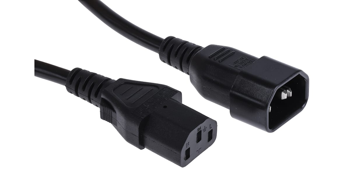 Product image for Power Cord C13 to C14 2m