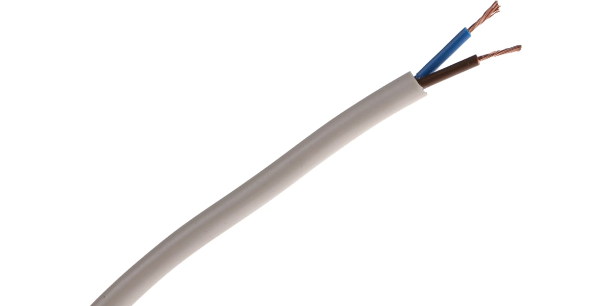 Product image for 0.5mm 2182Y White Cable