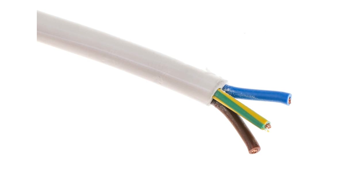Product image for 0.75mm 2183Y White Cable