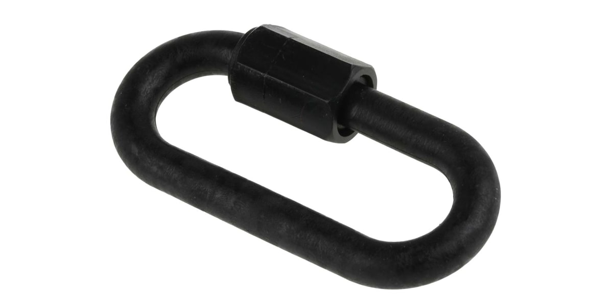 Product image for RS PRO Black Barrier & Stanchion Chain Link