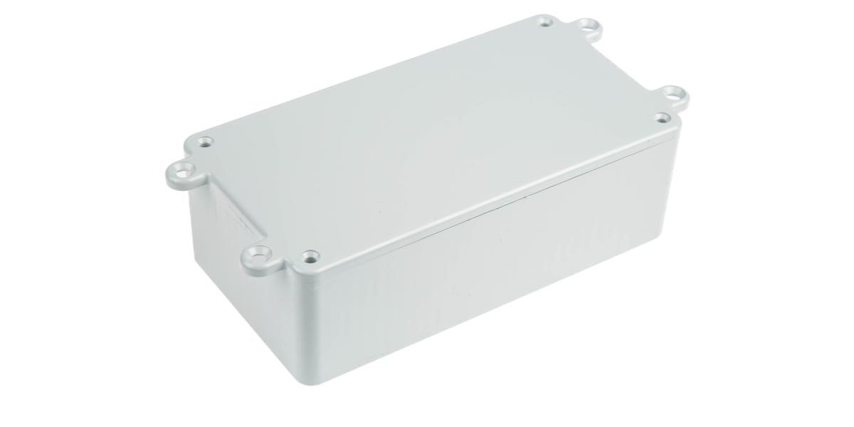 Product image for GREY ABS BOX W/FLANGED LID,120X65X40MM