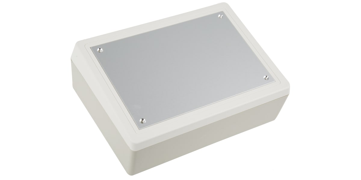 Product image for ALUMINIUM SLOPED PANEL CASE,190X138X70MM