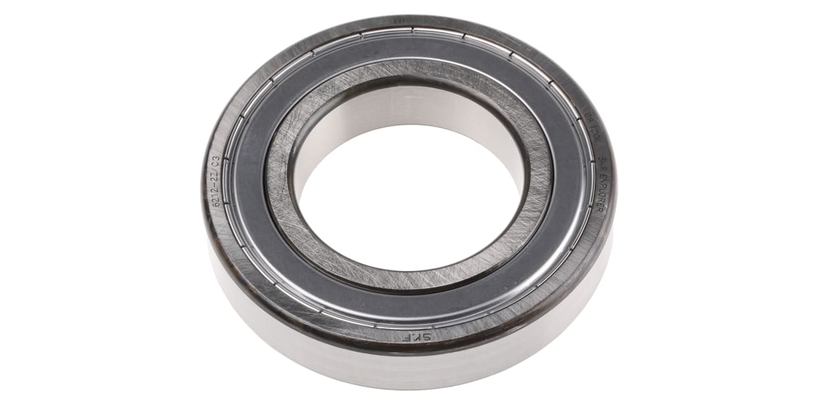 Product image for Bearing, ball, shield, 60mm ID, 110mm OD