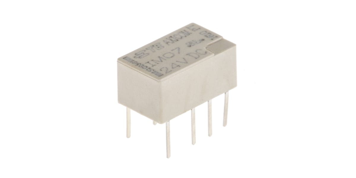 Product image for DPDT TELECOM PCB RELAY, 2A 24VDC COIL