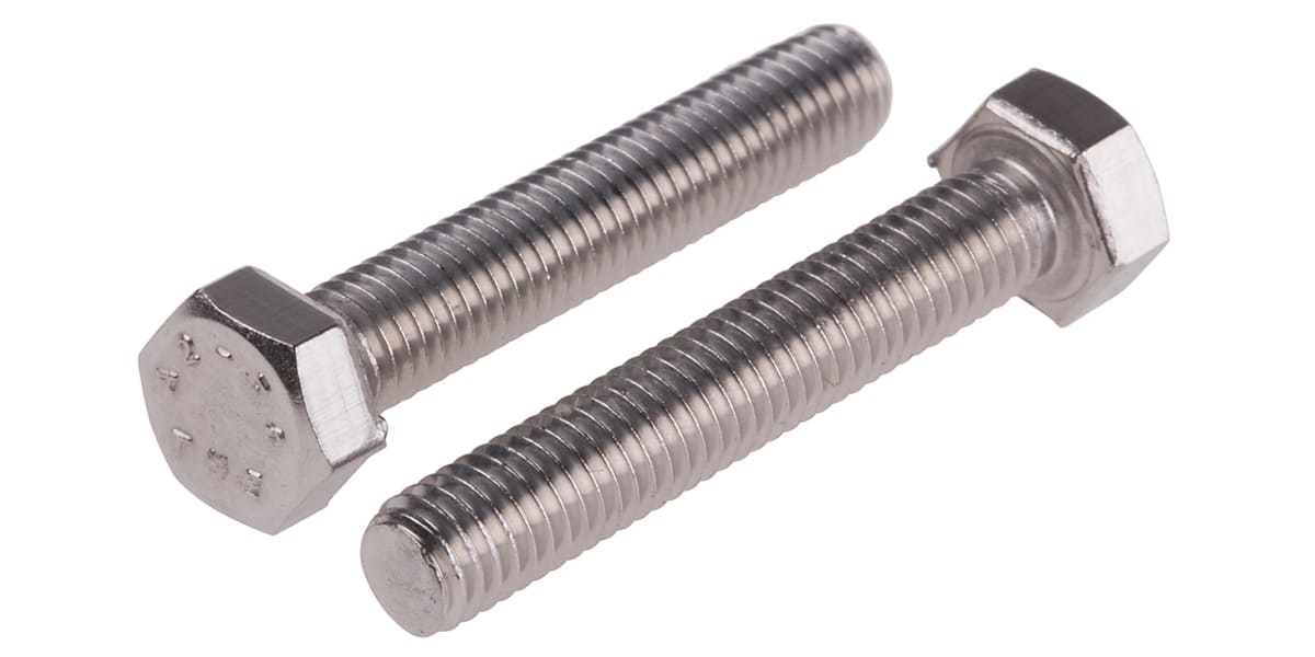 Product image for A2 s/steel hex head set screw,M5x30mm