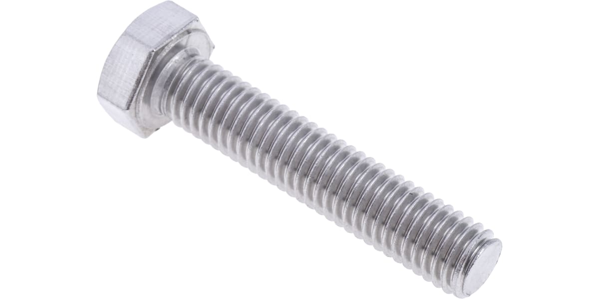 Product image for A2 s/steel hex head set screw,M8x40mm