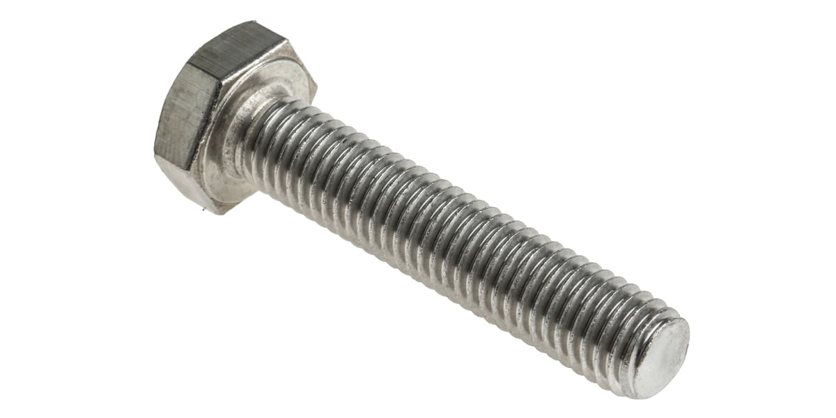 Product image for A2 s/steel hex head set screw,M10x50mm