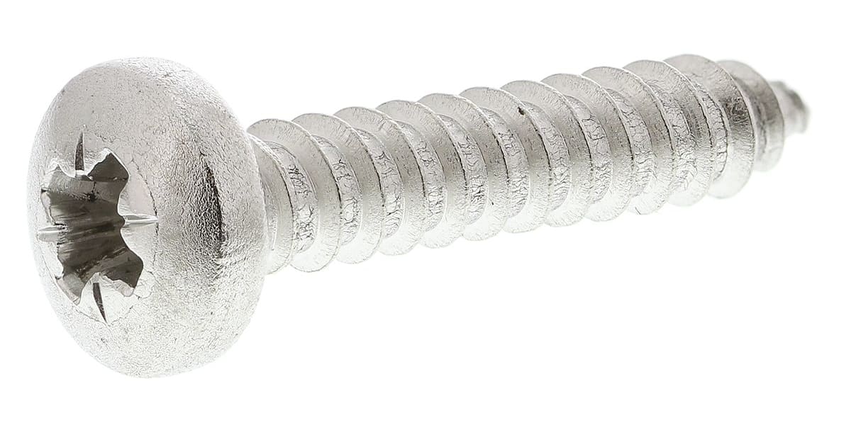 Product image for Cross self tapping screw,No.10x25.4mm