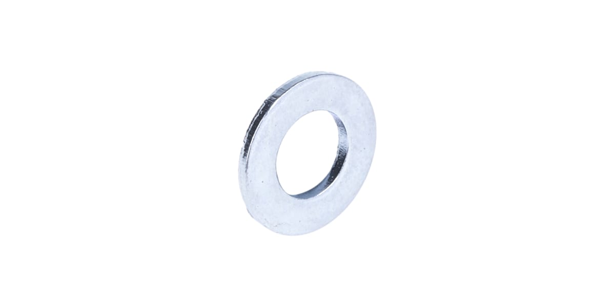 Product image for Zinc plated steel plain washer,M5