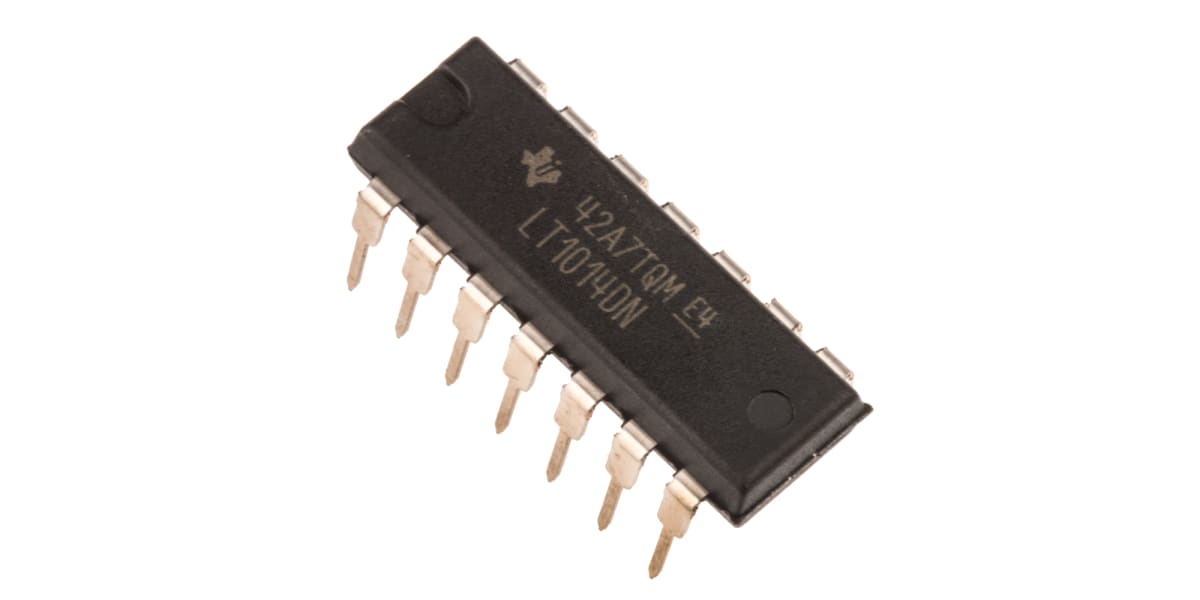 Product image for PREC. LO OFFSET QUAD OP AMP LT1014DN