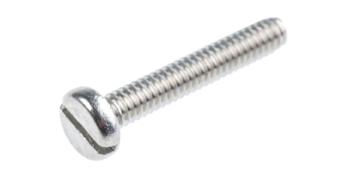 Product image for A2 s/steel slot pan head screw,M2x12mm