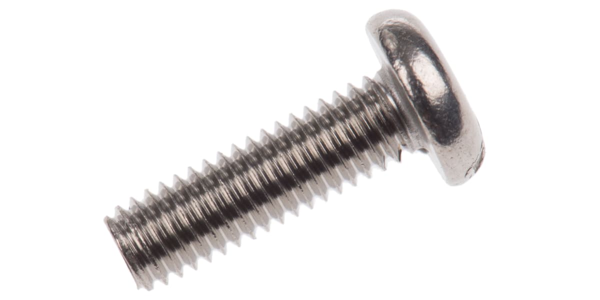 Product image for A2 s/steel slot pan head screw,M3x10mm