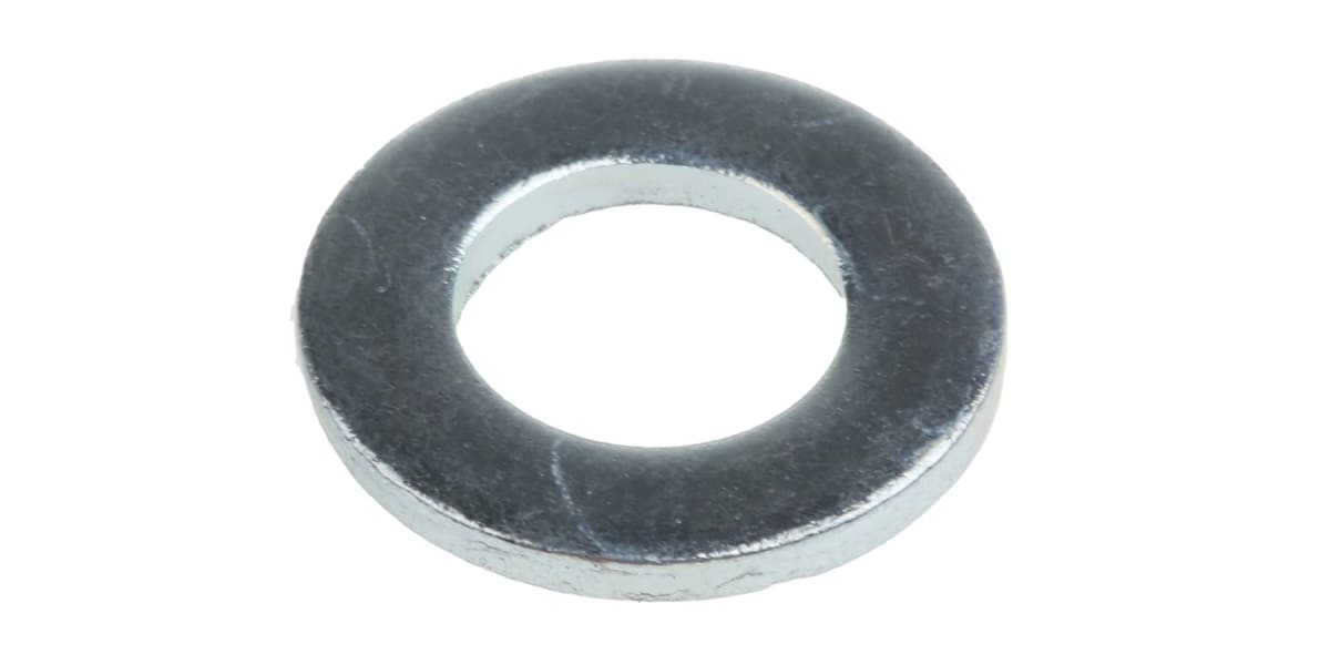 Product image for Zinc plated steel plain washer,M10