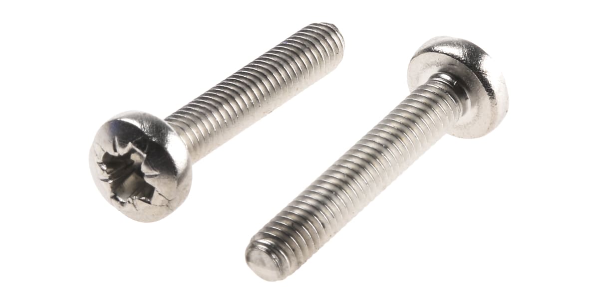 Product image for A2 s/steel cross panhead screw,M3.5x20mm