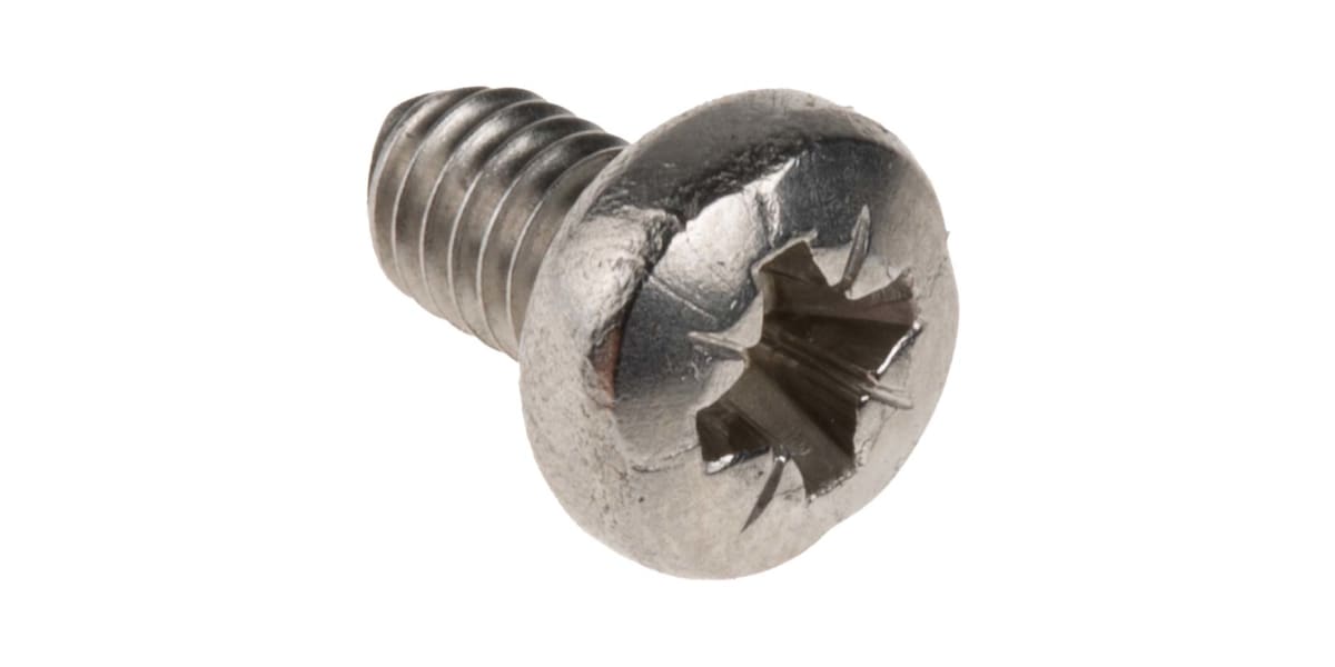 Product image for A2 s/steel cross pan head screw,M4x6mm